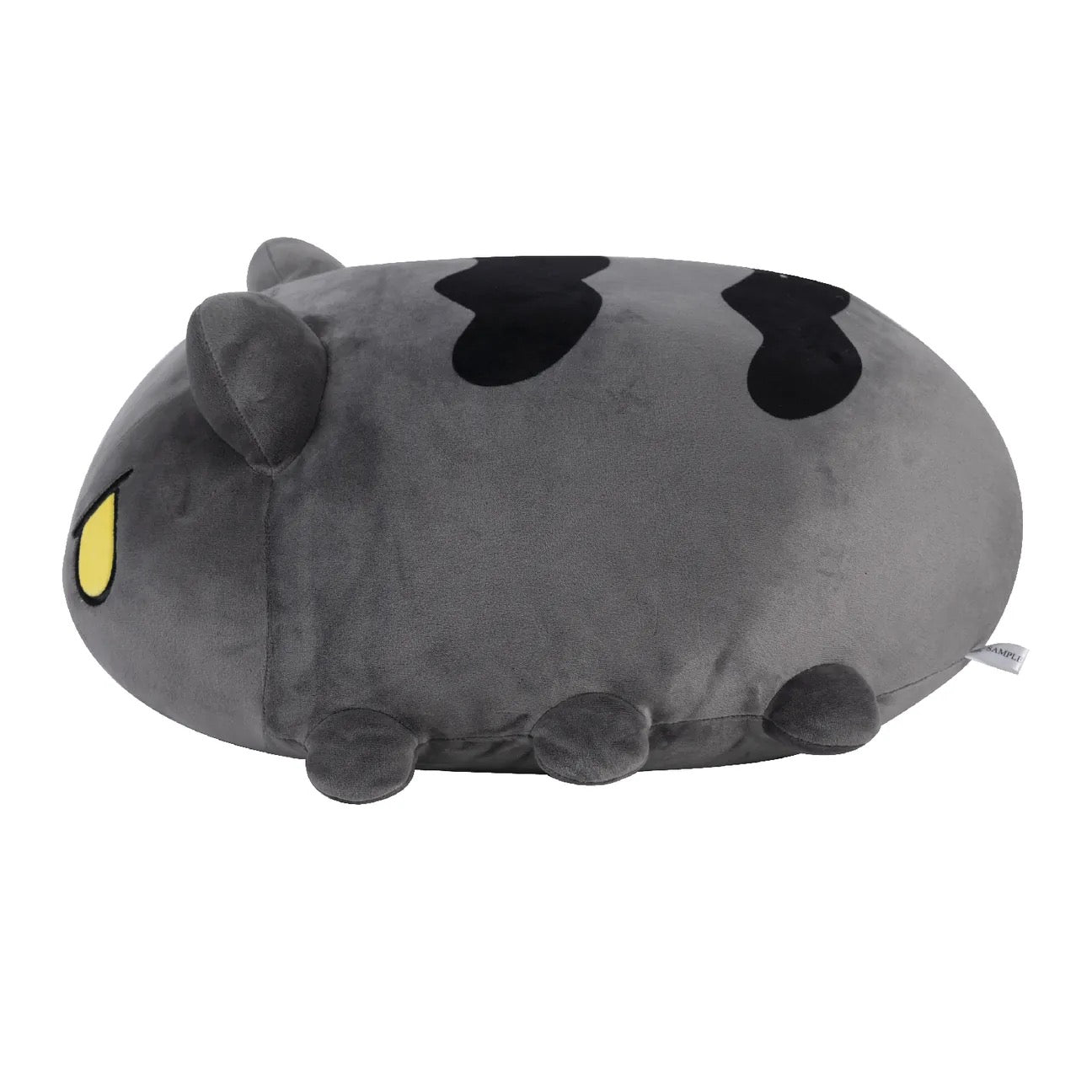 Lazy Black Bugcat Plush - Side View