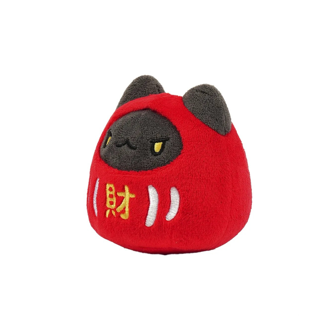 Dharma Black Bugcat 9cm Roly-Poly Plush(財 - Wealth) - Side View